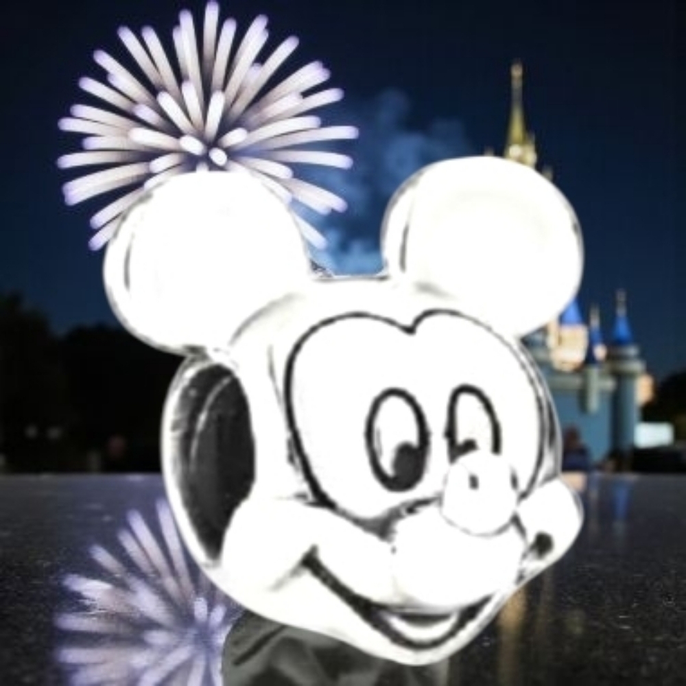 Chamilia Disneys 1st Charm Mickey Mouse Pandora Compatible SSilver .925 RETIRED